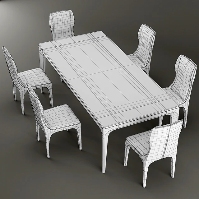 Chair and table giorgetti TICHE — Descargar