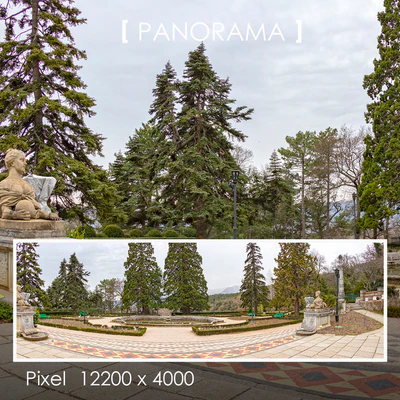 Набор панорам парка — Вид 2