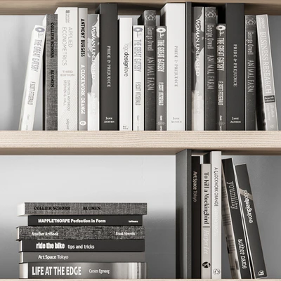 Wood and Metal Shelves Decorative - Rack Set 11 — Вид 2