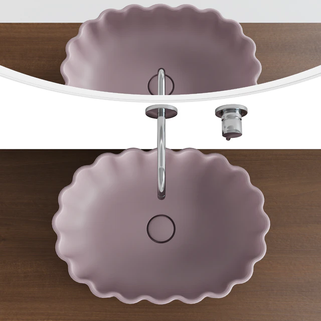 Conchiglia washbasin and cabinet Atollo Kerama Marazzi — Descargar