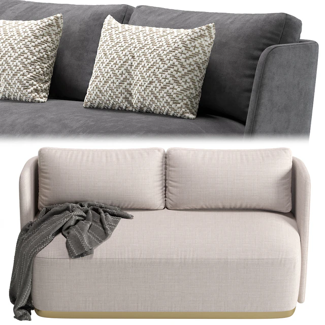 Sofa McQueen Cazarina Interiors 2 set/Диван МАККВИН — Descargar