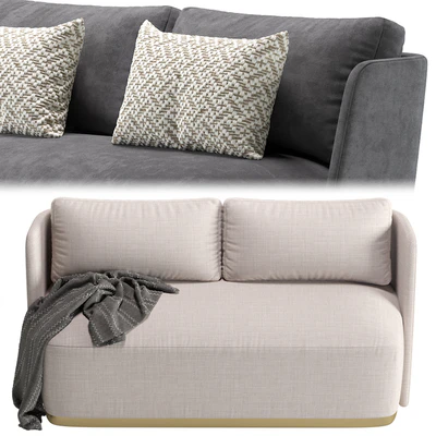 Sofa McQueen Cazarina Interiors 2 set/Диван МАККВИН — Ver 2