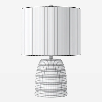 Coastal Brown Accent Lamp — Ver 2