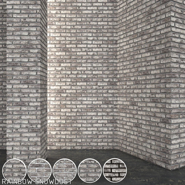 Vandersanden Brick Rainbow Snowdust — Descargar