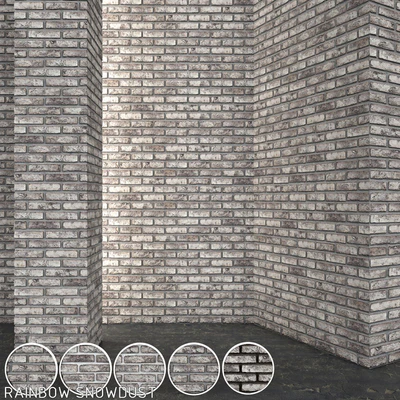 Vandersanden Brick Rainbow Snowdust — Descargar