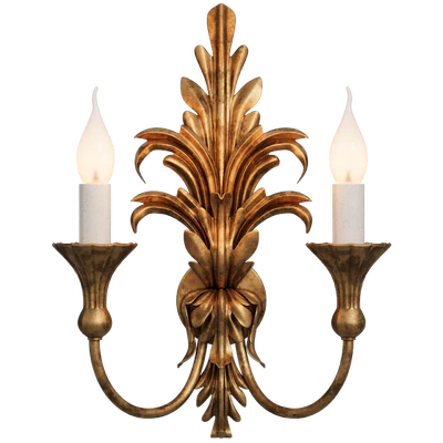 Handmade Italian Wall Light in Distressed Gold — Вид 2