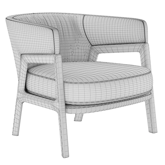Armchair Poltrona Frau DUO — Descargar