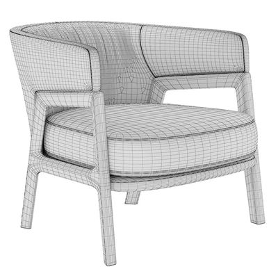 Armchair Poltrona Frau DUO — Ver 2