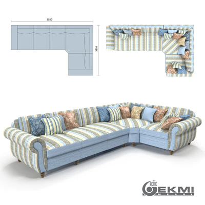 Sofa "Nelson" from the factory Acme — Descargar
