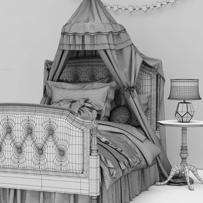 Pottery Barn Kids Blythe Tufted Bed — Вид 2