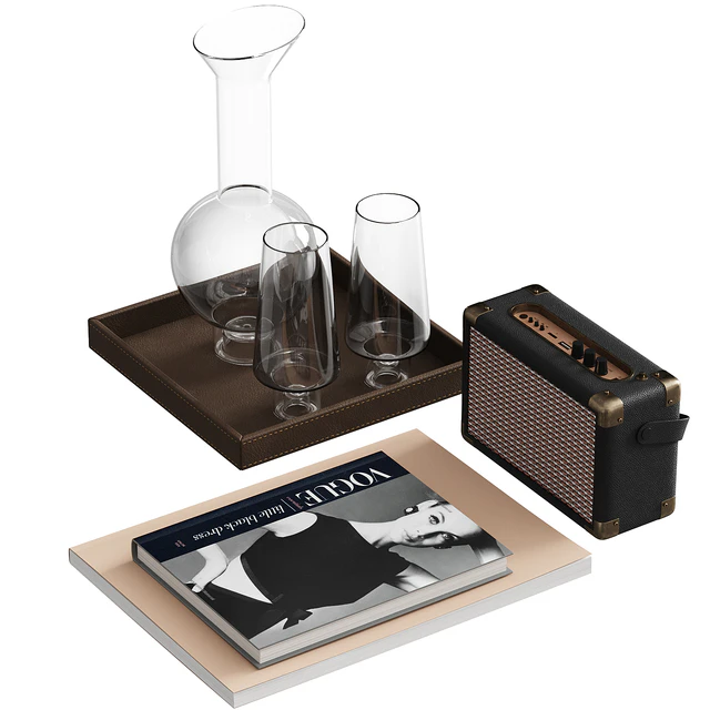Decorative set in retro style — Descargar