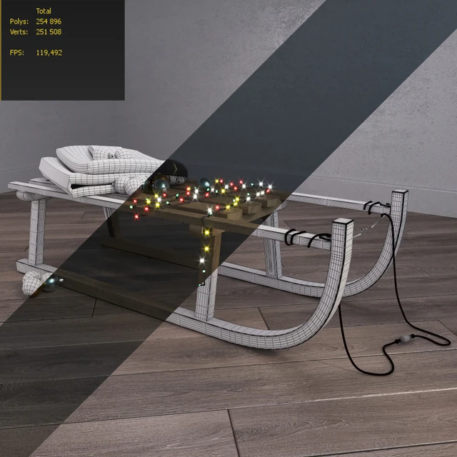 New Year set with a sledge from Sirch — Descargar