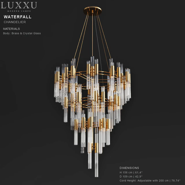 LUXXY Waterfall Chandelier — Descargar