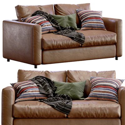 Leather sofa Ikea Vimle — Ver 1