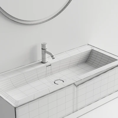 Fiora Frame Vanity Unit Set 1 — Ver 3