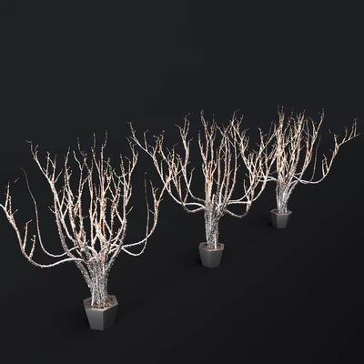 Outdoor lighting installation 3D model — Ver 2