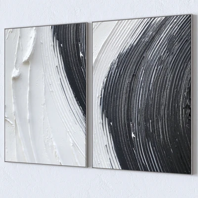 Set of large wall paintings 2545 — Ver 2