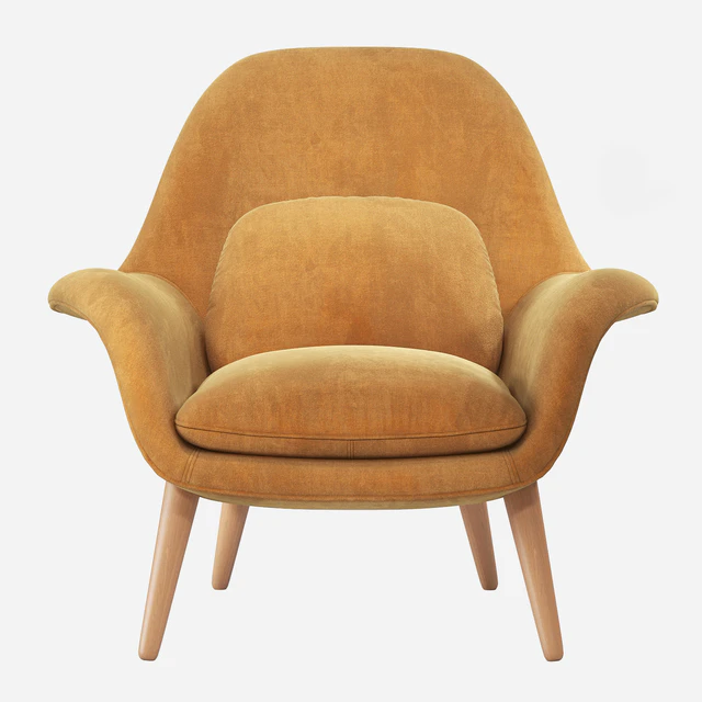 Fredericia Swoon Lounge Armchair — Скачать