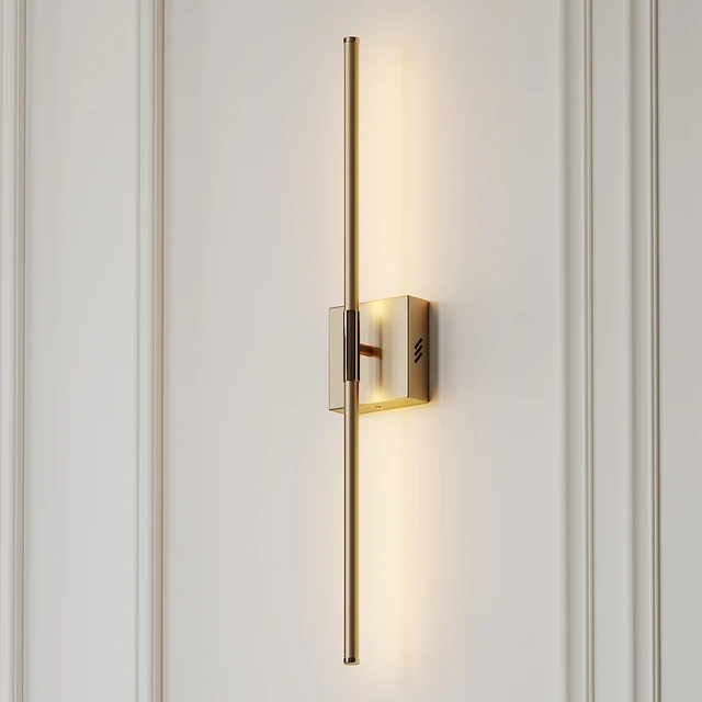 Gallatin Dimmable Gold and Silver Wall Sconce by Orren Ellis — Descargar