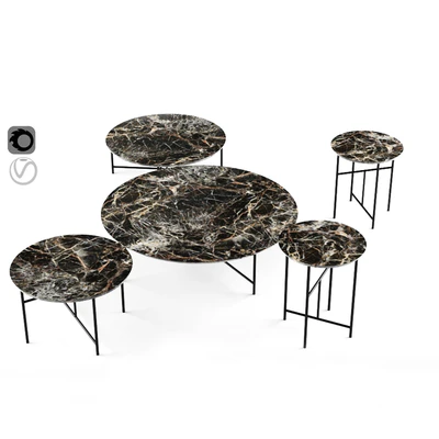 De Padova Sen Coffee table Set — View 2
