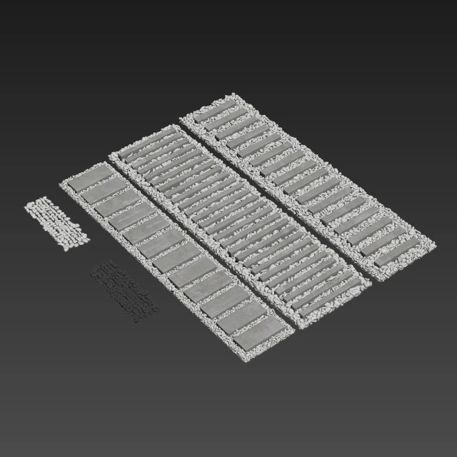 Paving road plate stone pebble n1 / Брусчатка дорога из плит с галькой №1 — Скачать