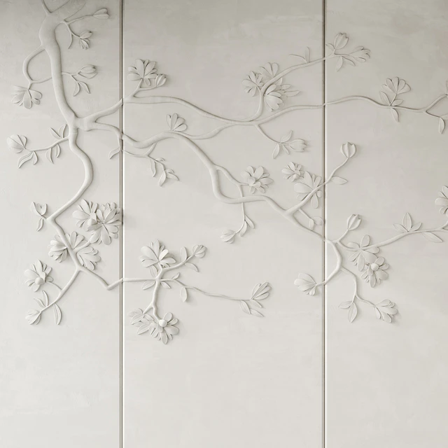 Japandi Floral Wall Panels — Descargar