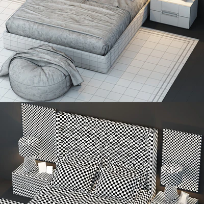 Restoration Hardware Zadie Tufted Bed — Ver 2