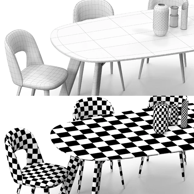 Path chair Beleos table set — Скачать
