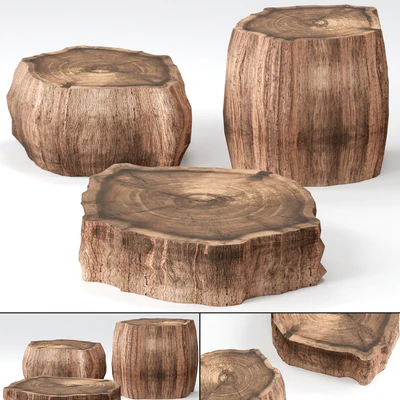 3 slab coffee tables — Ver 1