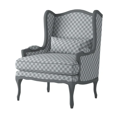 Marion Wing Back Armchair. Brosa. — Ver 2