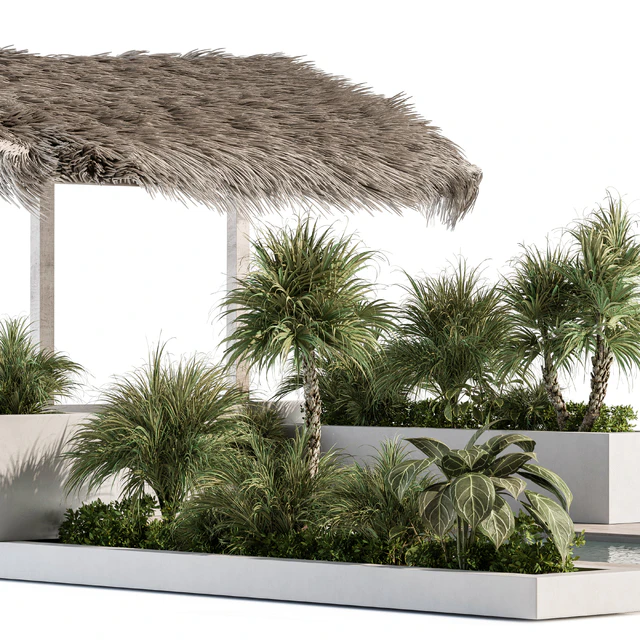 Backyard and Landscape Furniture with Pool 05 — Descargar