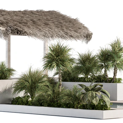 Backyard and Landscape Furniture with Pool 05 — Ver 2