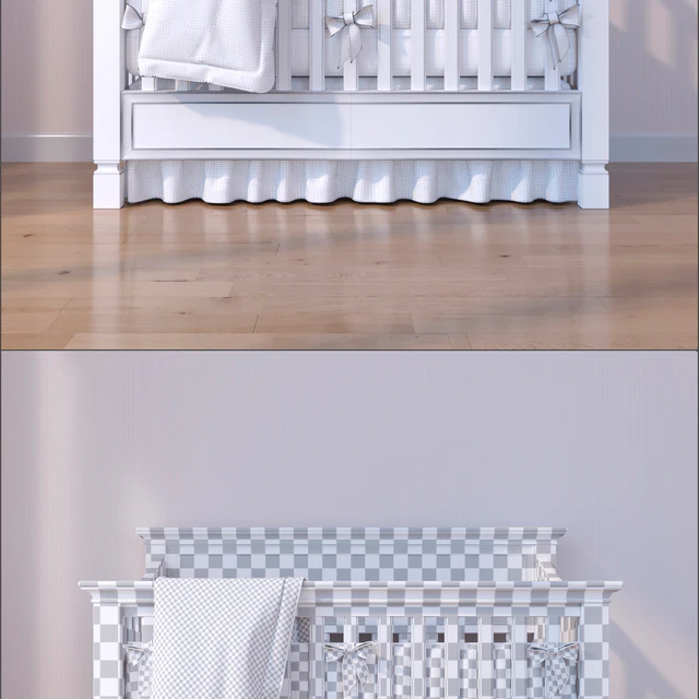 Baby cot Pottery Barn Larkin — Descargar