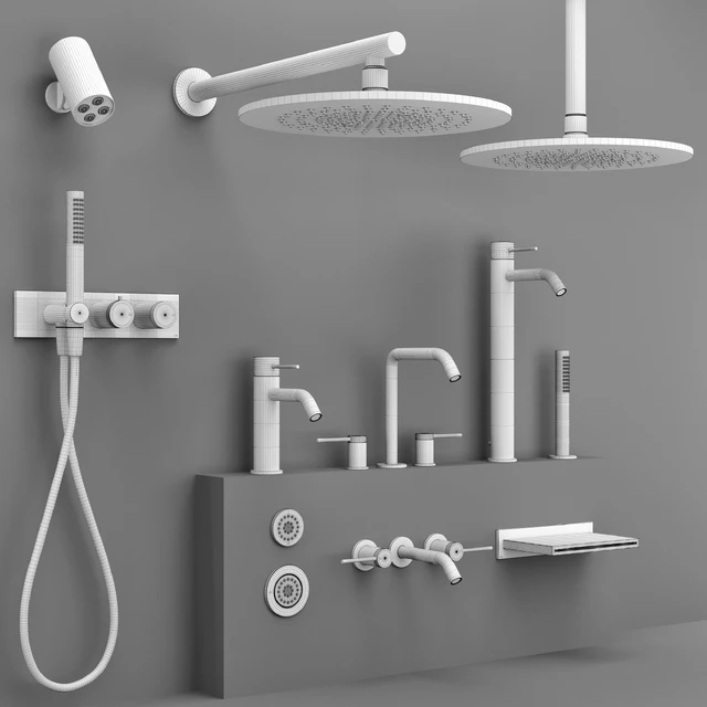 Gessi 316 collection bathroom faucet set(CESELLO-MECCANICA-INTRECCIO-TRAME) — Скачать