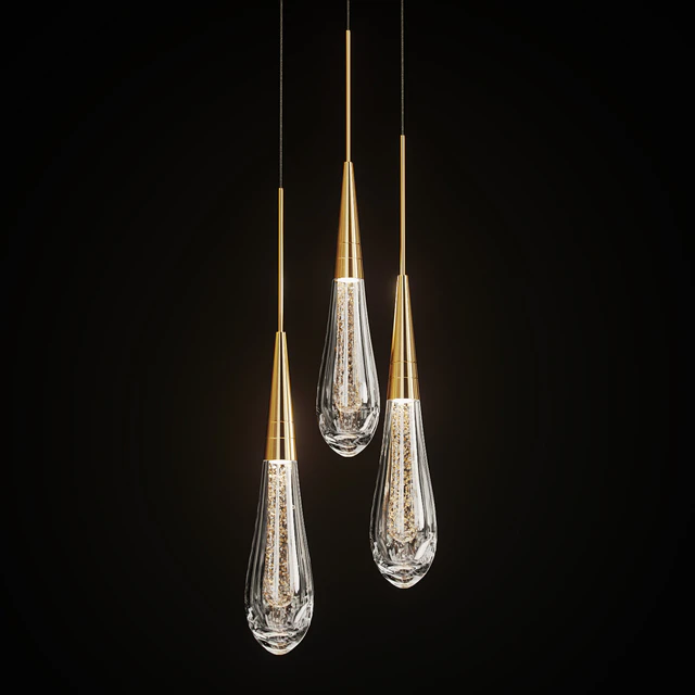 Drop shaped pendant lamp FIAL — Скачать