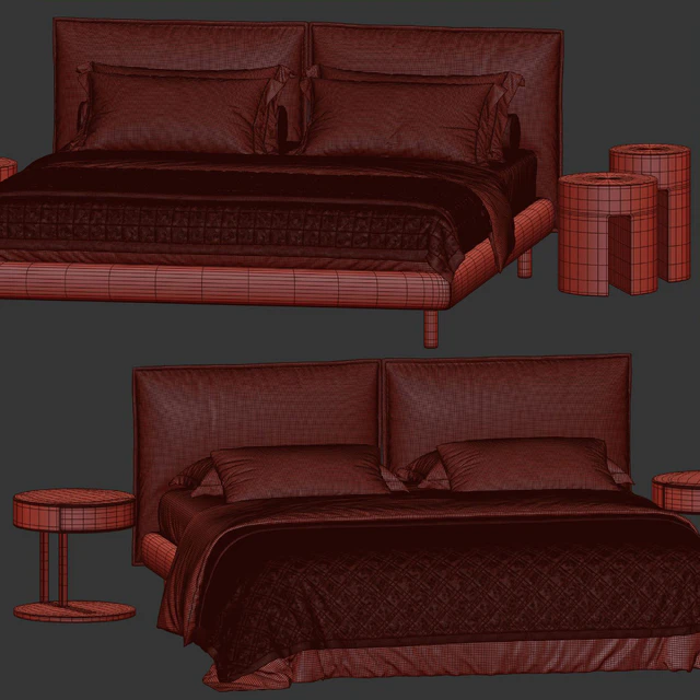 Meridiani Oliver Bed — Descargar