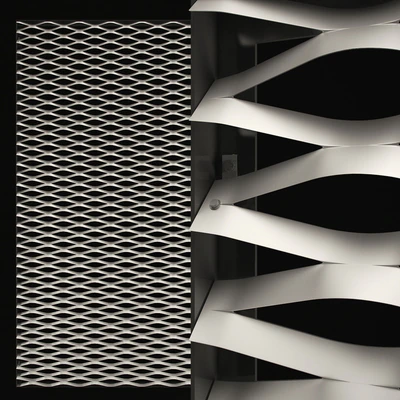 Expanded metal mesh - 175x70 mm — Ver 1
