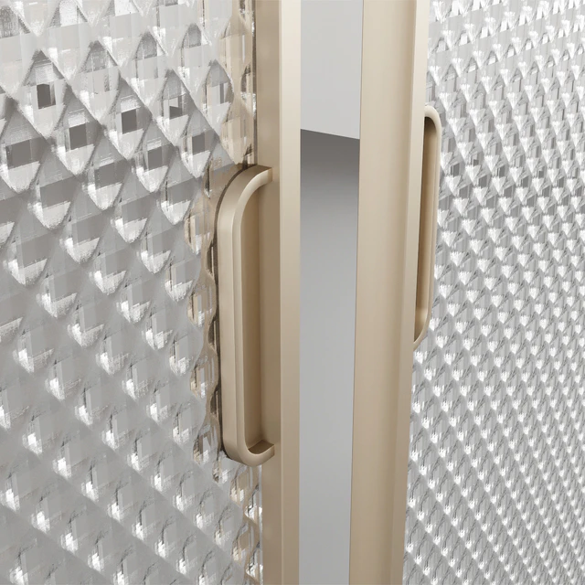 Sliding doors with embossed glass — Download