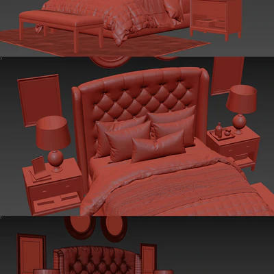 Paris Arched Winged Bed — Ver 2