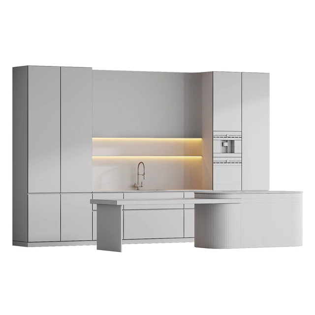 Kitchen in modern style 001 | modern kitchen — Descargar