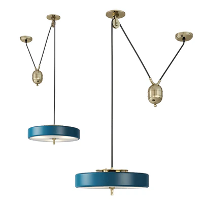 Pendant lamp Bert Frank Revolve Rise & Fall Pendant — Ver 1