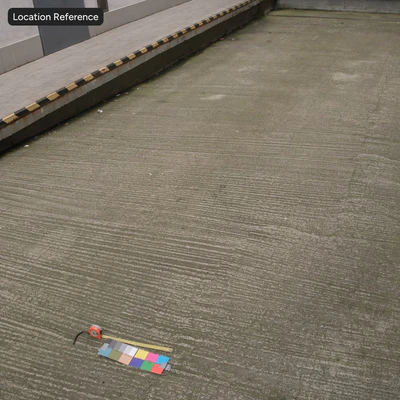 algae stained grooved concrete floor texture — Ver 2