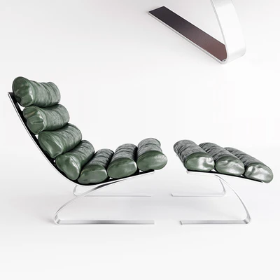 Cor Sinus Chair & Pouf — Вид 2