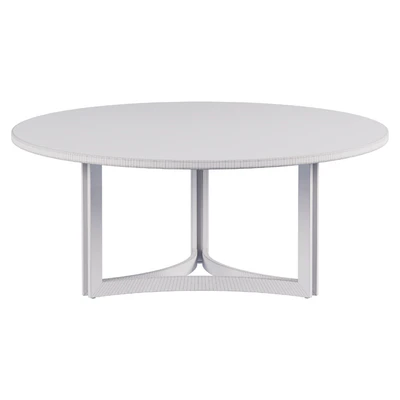 Round marble coffee table — Ver 2