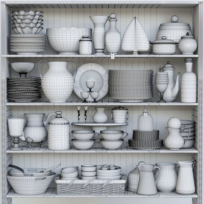 Wardrobe with dishes 4 — Ver 2
