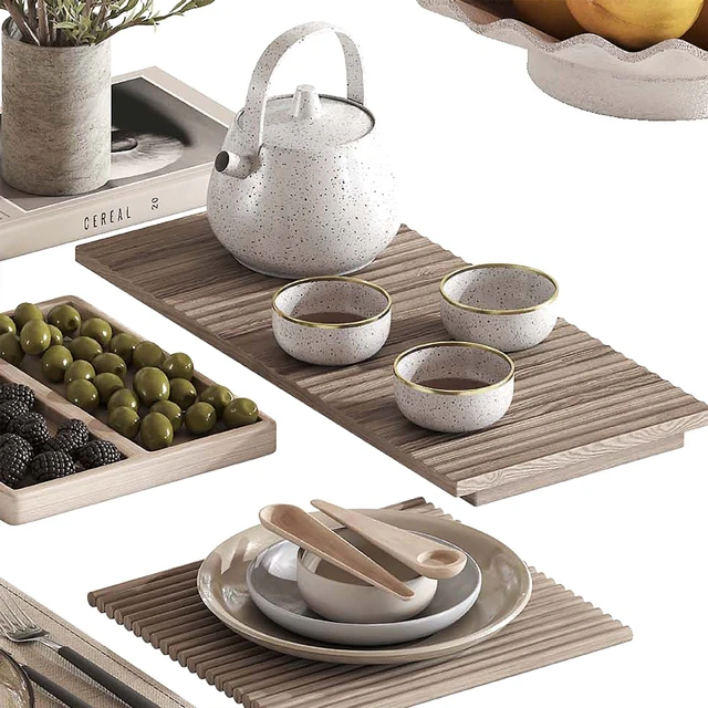 Tableware setting N032 — Скачать