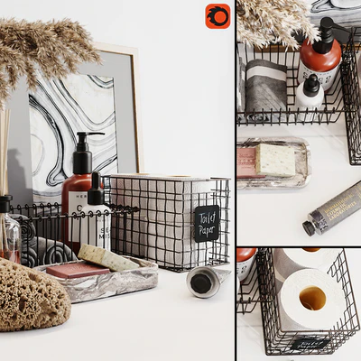 Decorative set for a bath 4 — Ver 2