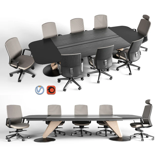 Delta Meeting Table and Chair — Скачать