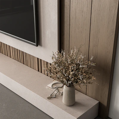 TV Wall Stone and Wood - Set 95 — Вид 2