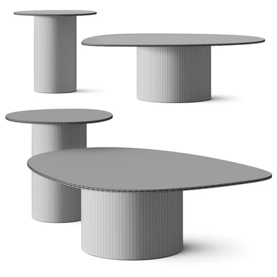 Calligaris Mushroom Marble Coffee Tables — Ver 2